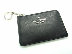 kate spade ケイトスペード レザー コインケース コインパース 小銭入れ カードケース カード入れ パスケース ブラック系 DE0353