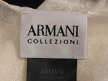 ■新品■未使用■ ARMANI COLLEZIONI アルマーニ コレッツィオーニ ビスコース スカーフ ストール ショール ライトベージュ系 AV1737_画像4