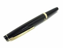 1円 PILOT パイロット エリート ペン先 18K 18金 万年筆 筆記用具 文房具 ステーショナリー メンズ ブラック系×ゴールド系 FA6873_画像2