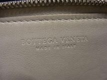 1円 BOTTEGA VENETA ボッテガヴェネタ イントレチャート レザー コインケース コインパース 小銭入れ アイボリー系 FA6854_画像4