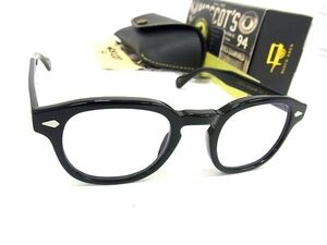 1円 ■極美品■ MOSCOT モスコット レムトッシュ メガネ 眼鏡 メンズ レディース ブラック系 FA6679