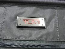 1円 TUMI トゥミ 22121D4 スモール エクスパンダブル ナイロンキャンバス ポーチ付き 2WAY ビジネスバッグ ショルダー ブラック系 BK1232_画像6