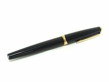 1円 MONT BLANC モンブラン ペン先 18K 750 18金 万年筆 筆記用具 文房具 ステーショナリー メンズ ブラック系×ゴールド系 FA6936_画像1