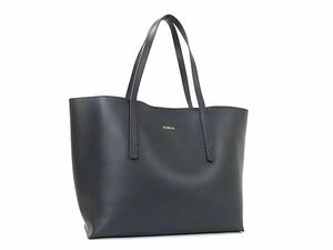 1円 ■極美品■ FURLA フルラ パラダイス レザー トートバッグ ショルダー 肩掛け ブラック系 AZ2490