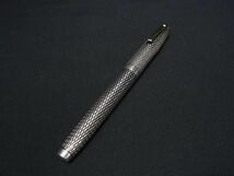 1円 ■美品■ SHEAFFER シェーファー SV925 ペン先 14K 585 14金 万年筆 筆記用具 文房具 ステーショナリー メンズ シルバー系 FA6597_画像1