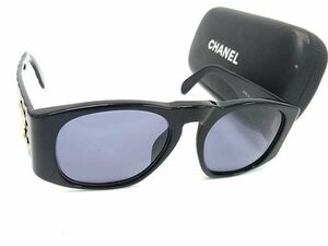 1 jpy # beautiful goods # CHANEL Chanel 01450 94305 here Mark matelasse sunglasses glasses glasses lady's black group AZ3015