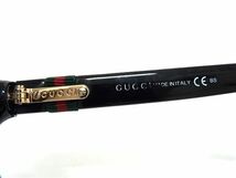 1円 ■美品■ GUCCI グッチ GG3670/F シェリーライン インターロッキングG フレームのみ メガネ 眼鏡 ブラック系 AY3144_画像5