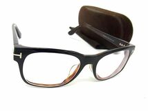 1円 ■美品■ TOM FORD トムフォード TF5432-F 度入り めがね メガネ 眼鏡 レディース ブラック系 AZ3520_画像1