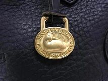 1円 DOONEY&BOURKE ドゥーニーアンドバーク レザー 2WAY クロスボディ ハンドバッグ ショルダーバッグ 斜め掛けかばん ブラック系 BK1594_画像6