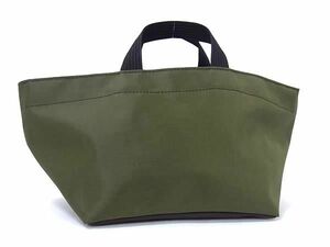 1 jpy # beautiful goods # Herve Chapelier Herve Chapelier nylon handbag tote bag lady's khaki series BK1319