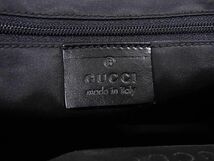 1円 ■美品■ GUCCI グッチ ナイロン×レザー ショルダーバッグ 肩掛けかばん メンズ レディース アイボリー系×ブラック系 FA7960_画像6