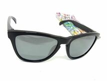 1円 ■美品■ OAKLEY オークリー Frogskins サングラス メガネ 眼鏡 メンズ レディース ブラック系 BG8702_画像1