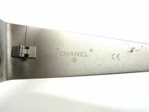 1円 ■美品■ CHANEL シャネル 06926 45002 ロゴ サングラス メガネ 眼鏡 レディース シルバー系 AZ2707_画像5