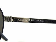 1円 ■極美品■ SAINT LAURENT サンローラン SL M65 サングラス メガネ 眼鏡 レディース メンズ ブラック系 AZ3595_画像5