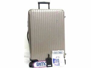 1 jpy # beautiful goods # RIMOWA Rimowa salsa poly- car pone-to Carry case carry bag carry cart gray ju series FB0737