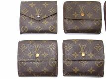 1円 LOUIS VUITTON ルイヴィトン モノグラム ポルトモネビエ カルトクレディ 三つ折り 財布 ウォレット 9点セット まとめ売り DA7656_画像4