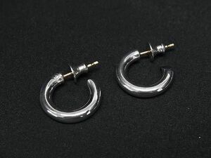 1円 ■極美品■ CAREERING キャリアリング SV925×K18 750 18金 ピアス アクセサリー メンズ シルバー系×ゴールド系 FA2930