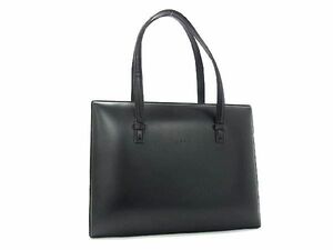 1 jpy LOEWE Loewe Vintage leather handbag tote bag lady's black group AQ4232