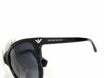 1円 ■美品■ EMPORIO ARMANI エンポリオアルマーニ EA4060F 5017/8G 56□18 140 3N サングラス メガネ 眼鏡 メンズ ブラック系 FA5497_画像3