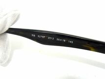 1円 Ray-Ban レイバン RB5279F 2012 55□18 145 マーブル メガネ 眼鏡 レディース メンズ ブラウン系×レンズ クリア系 FA5289_画像3