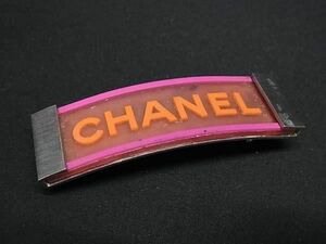 1円 CHANEL シャネル ロゴ バレッタ ヘアアクセサリー レディース マルチカラー AZ2140