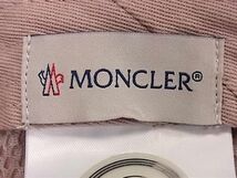 1円 MONCLER モンクレール コットン100％ ベースボールキャップ 帽子 レディース ピンク系 AZ3625_画像4