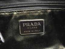 1円 ■美品■ PRADA プラダ B9645 パテントレザー ショルダーバッグ 肩掛け レディース ブラウン系 AY3014_画像6