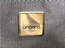 1円 ■極美品■ ungaro ウンガロ レザー ワンハンドル ハンドバッグ レディース ブラウン系 AY3022_画像6