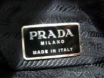 1円 PRADA プラダ テスートナイロン ハンドバッグ トートバッグ 肩掛けかばん レディース ブラック系 AY2983_画像6