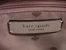 1円 ■美品■ kate spade ケイトスペード レザー クロスボディ 2WAY ハンドバッグ ショルダー トート ホワイト系×ブラック系 AY3378_画像6