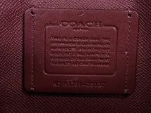 1円 COACH コーチ 25137 チャーリー キャリーオール レザー 2WAY ショルダー トート ハンドバッグ 肩掛け ピンク系 AY3426_画像6