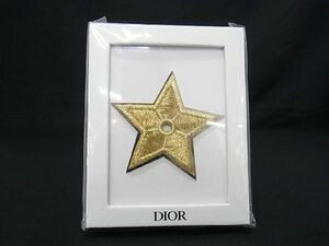 # нераспечатанный # новый товар # не использовался # ChristianDior Christian Dior Star звезда булавка брошь значок аксессуары оттенок золота DD3572