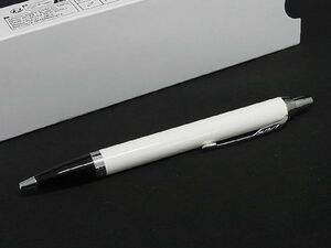 ■新品同様■ PARKER パーカー IM ノック式 ボールペン 筆記用具 文房具 ステーショナリー ホワイト系×ブラック系 DD3560