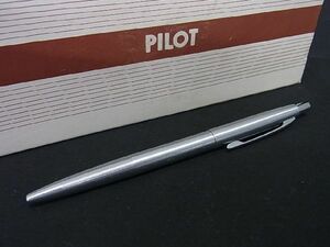 PILOT パイロット ノック式 ボールペン 筆記用具 文房具 ステーショナリー シルバー系 DD4293