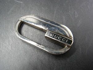 GUCCI Gucci key ring bag charm key holder men's lady's silver group DE2436