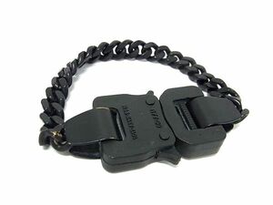 1 jpy # beautiful goods # ALYX have ks00-AAU roller Coaster bracele accessory lady's black group AX5296