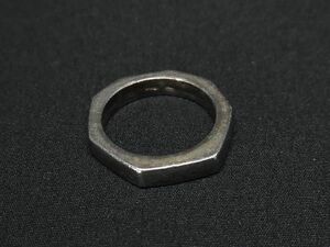 1 иен GUCCI Gucci SV925 много квадратная форма кольцо кольцо аксессуары примерно 13 номер женский оттенок серебра AW5780