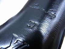 1円 ■美品■ LOUIS VUITTON ルイヴィトン スエード オープントゥ ヒール 表記サイズ 37 (約23.5cm) 靴 シューズ ブラック系 FC3814_画像5