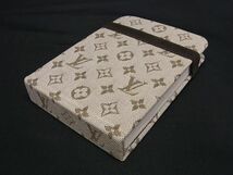 1円 ■美品■ LOUIS VUITTON ルイヴィトン R20837 モノグラムミニラン カルネPM 手帳カバー スケジュール帳 カーキ FA5046_画像2