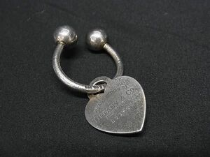 1 иен TIFFANY&Co Tiffany Retun to Tiffany Heart бирка SV925 кольцо для ключей брелок для ключа очарование оттенок серебра BK1438