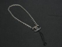 1円 CHANEL シャネル ココマーク バッグチャーム キーホルダー アクセサリー レディース シルバー系 AZ3265_画像1