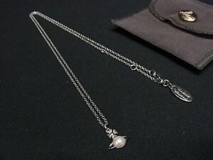 1 jpy # beautiful goods # Vivienne Westwood Vivienne Westwood o-b pearl necklace pendant accessory silver group AZ3302