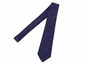 1 иен # превосходный товар # HERMES Hermes шелк 100% H ткань галстук джентльмен бизнес мужской оттенок голубого AZ3017
