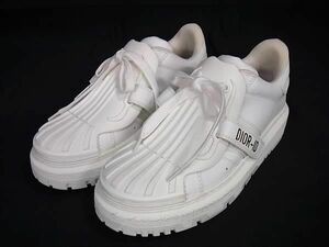 1 иен # превосходный товар # ChristianDior Christian Dior ID кожа спортивные туфли обувь обувь женский оттенок белого AY2918