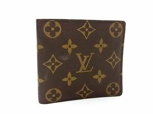 1円 ■美品■ LOUIS VUITTON ルイヴィトン M60879 モノグラム ポルトビエ カルト クレディ 二つ折り 財布 ウォレット ブラウン系 BK1688