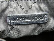 1円 MICHAEL KORS マイケルコース MK柄 キャンバス 2WAY クロスボディ ショルダーバッグ ハンドバッグ アイボリー系×ブラック系 AY3627_画像6