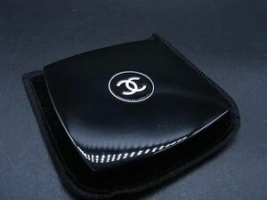 ■新品同様■ CHANEL シャネル ココマーク ミロワールドゥーブルファセット 拡大鏡 ミラー 折り畳み 手鏡 ブラック系 AW5468