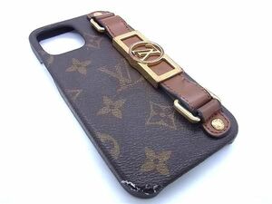 LOUIS VUITTON ルイヴィトン M69782 モノグラム バンパー ドーフィーヌ iPhone12/12 Pro 対応 アイフォンケース ブラウン系 FA4192