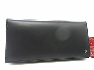 # as good as new # Cartier Cartier Pacha leather folding in half long wallet wallet men's lady's black group FC2624