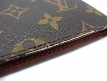 1円 ■極美品■ LOUIS VUITTON ルイヴィトン R20503 モノグラム アジェンダポッシュ 手帳カバー アドレス帳 メンズ ブラウン系 FC5042_画像5